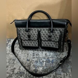 Black and Gray Designer Men's Bag